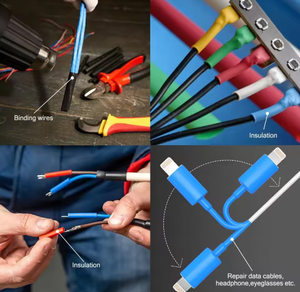 Tubo Termocontraíble de PE de 3.2MM con Adhesivo, Impermeable, con una Relación de Contracción de 3:1 - Product Image 5