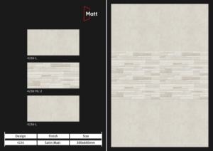 กระเบื้องพอร์ซเลนแบบด้านรุ่นนวัตกรรมใหม่ ขนาด 300x600 มม. ออกแบบมาเพื่อสภาพแวดล้อมในเมือง ให้โครงสร้างแข็งแรง ทนทาน พร้อมความเรียบหรู - Product Image 2