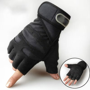 Guantes de Ciclismo Transpirables de Media Mano de Alta Calidad para Adultos, Protección para las Manos, Deporte al Aire Libre, Bicicleta de Carretera, Unisex, Cierre de Gancho y Bucle - Product Image 6