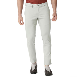 Pantalones Casuales Personalizables para Hombre, Cintura Media, Chino, Algodón con Forro Polar, Ecológicos, Transpirables, Ligeros, Estilo Urbano, con Cordón Ajustable - Product Image 1