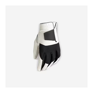 Guante de golf de cuero PU en blanco y negro, antideslizante, para mano derecha, unisex, deportivo. - Product Image 1