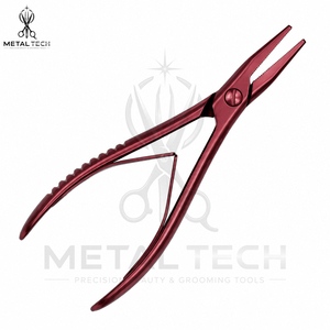 OEM ODM Service Hair Extensions Pliers Flat 100% Stainless-Steel Pliers for Hair Extensions Flat Teeth <b>Clamp</b> for Hair Extension - Product Image 6