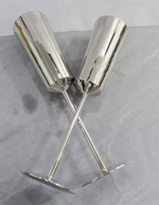 Verre à Martini en Acier Inoxydable Certifié, Écologique et au Design Élégant – Accessoires de Bar, Gobelets à Boire - Product Image 6