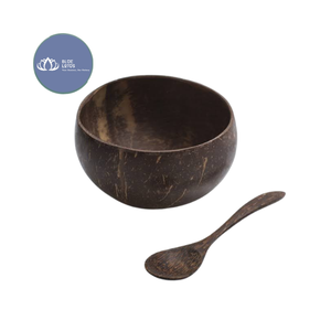 [MEJOR VENDIDO] Tazón de Cáscara de Coco Sostenible, Ecológico, No Tóxico, Apto para Alimentos, Natural, Orgánico, Liso, para Fiestas en Casa, Desechable - Product Image 1