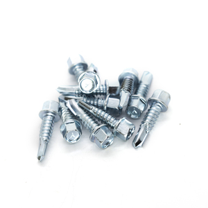 PDC Hex Head Self-Drilling <b>Screws</b> Carbon Steel Zinc/<b>Galvanized</b>/Phosphate Metric/Inch Class 8 Grade Customizable Length - Product Image 4