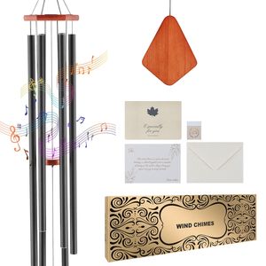 Campane a Vento Profonde da 60 Pollici con 6 Tubi, Grandi Campane a Vento Uniche per Memoriali, Alta Densità per Anniversari - Product Image 1