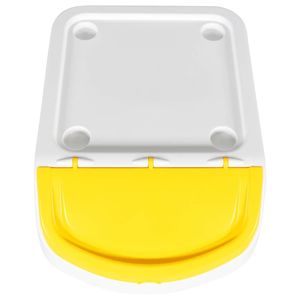 Contenedores de Basura Apilables de PP Blanco con Tapas, 31.7 gal, Juego de 3 - Product Image 5