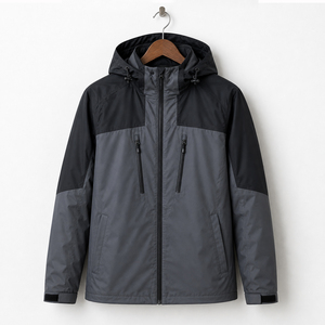 Veste de pluie légère et imperméable à capuche pour homme, coupe-vent personnalisé, idéal pour la pêche, la randonnée, le sport et les activités de plein air - Product Image 2