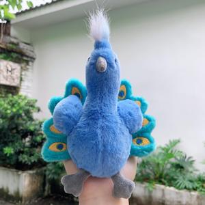 Llavero de Peluche de Pavo Real de Dibujos Animados Kawaii, Suave y Esponjoso, Colgante para Bolsos, Mini Muñeco de Peluche Adorable para Mochilas - Product Image 1