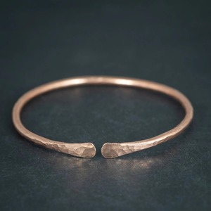 Handmade by copper jewelry Modern antique design New Luxury Polished Modern Copper <b>Bangle</b> Women Magnetic <b>Engraved</b> design for gif - Product Image 3