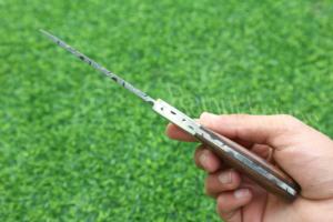 Cuchillos de Acero de Damasco de Alta Calidad, Forjados, de Grado Industrial, con Hoja Recta, Fijos, de 22 cm, para Exteriores, para Revendedores, Precios de Fábrica - Product Image 3