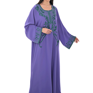 Jalabiya Cómoda para Mujer, Vestido Tradicional de Oriente Medio, Suave, Holgado, Modesto, para Uso Diario Islámico - Product Image 5
