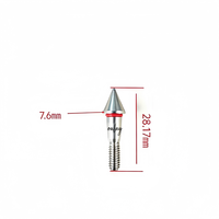 Flèches de tir à l'arc en acier inoxydable 303, pointes vissées, 6,2 mm x 7,6 mm, 50 gr