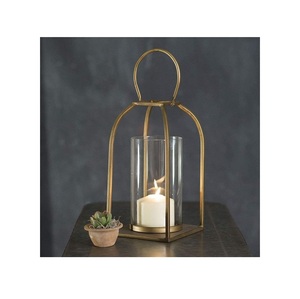 Porte-bougie décoratif en fer fait main, résistant à la chaleur, décoration de Noël pour la maison, centres de table pour mariages, restaurants, hôtels - Product Image 5