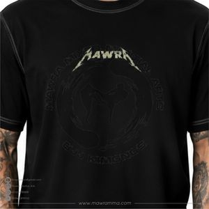 Custom <b>Men</b> Oversized Streetwear Graphic T-Shirt High Quality Digital Print Gothic Skull Heavyweight <b>Black</b> Casual Cotton TShirt - Product Image 3