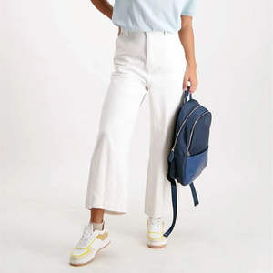 Pantalones vaqueros rectos de cintura alta para mujer, estilo casual, de pierna ancha, lisos, holgados, a precio razonable - Product Image 2