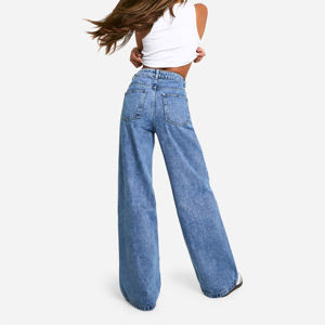Pantalon en jean slim pour femme sur mesure, OEM ODM, doux, confortable, durable, de haute qualité, fabricant de mode - Product Image 3