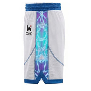 Ensemble de maillot et short de basketball sublimé aux couleurs vives, personnalisable, anti-plis, séchage rapide - Product Image 4