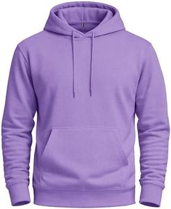 Sweat-shirts et hoodies pour hommes à logo personnalisé, en molleton épais, streetwear uni, à manches longues - Product Image 3