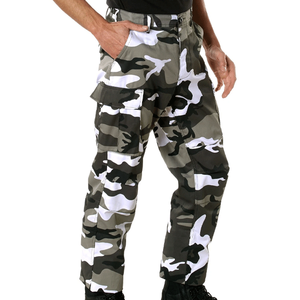 Best Selling Slim Fit High Street Elastic Midweight Camo Design Cargo Pants Custom Logo <b>Men</b> Sweatpants OEM Service Cargo Joggers - Product Image 3