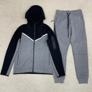 Survêtement de sport de haute qualité avec logo personnalisé, en coton lourd et polaire technique, pour le football et le jogging - Product Image 2