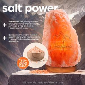 Lampe en sel de l'Himalaya douce et lumineuse, lampe en sel de l'Himalaya naturelle, lampe décorative en sel de l'Himalaya pour la pièce - Product Image 6