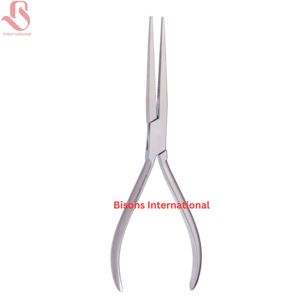 คีมปากแบนคุณภาพสูงแบบแมนนวล ยี่ห้อ BISONS ผลิตจากสแตนเลสสตีล เหมาะสำหรับงานผ่าตัด - Product Image 2