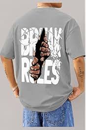 Camiseta de Cuello Redondo Personalizada con Logotipo de Marca, Camiseta de Gran Tamaño para Hombre, Lisa, de Algodón, Estilo Hip Hop Urbano, Top Masculino - Product Image 1