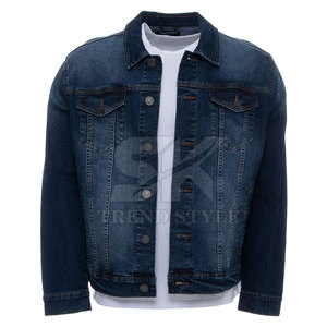 Chaqueta de mezclilla para hombre con logotipo personalizado de alta calidad a bajo precio, talla grande, transpirable, chaqueta de invierno personalizada para hombre - Product Image 2