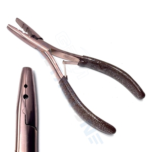 Pinza Multifunción de 2 Orificios para Extensiones de Cabello, de Acero Inoxidable Color Oro Rosa, Duradera |   Herramienta de crimpado para extensiones de queratina por fusión - Product Image 4