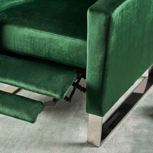 Poltrona reclinabile Arvin High con gambe in metallo e funzione push-back - Product Image 5
