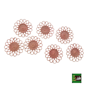 Set de table en rotin du Vietnam, fabriqué avec du bambou naturel, pour protéger les plats, les pâtisseries et les aliments. - Product Image 4