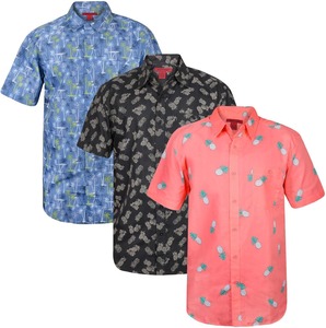 Camisa de verano para hombre, manga corta, estampado tropical, informal, con botones, para vacaciones, colorida, ligera, camisa de playa para hombre - Product Image 4