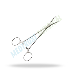 Pinza de Tenaculo Adair de 20 cm, Instrumento Quirúrgico para Ginecología, Cirugía Mamaria y Sujeción de Tejidos - Product Image 3