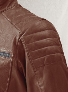 Men's Casual Genuine <b>Leather</b> <b>Jacket</b> Waterproof Breathable Windproof <b>Winter</b> Outdoor Fashionable Wear Made High Quality Cow Skin - Product Image 4