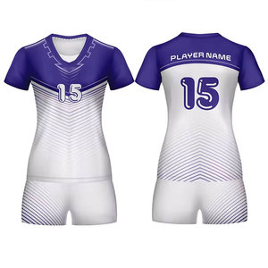 Uniforme de volley-ball en polyester, service OEM, meilleur uniforme léger, confortable, respirant et ajusté - Product Image 5