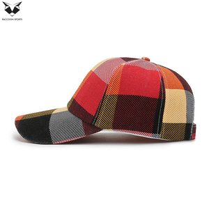 Casquette de baseball structurée pré-courbée pour adulte, motif écossais uni, qualité supérieure, design unique, personnalisable, été 2026 – Meilleure vente - Product Image 3