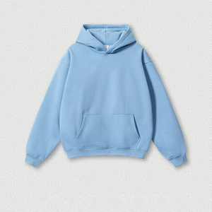 เสื้อฮู้ดดี้ผู้ชายแบบหนา 350gsm ไม่มีเชือกผูก แบบครอป สั่งทำได้ เสื้อฮู้ดดี้เปล่าสำหรับผู้ชาย ขายส่ง - Product Image 1