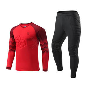 Tenue de gardien de but de football sur mesure, tissu extensible haute performance à manches longues pour l'entraînement - Product Image 2