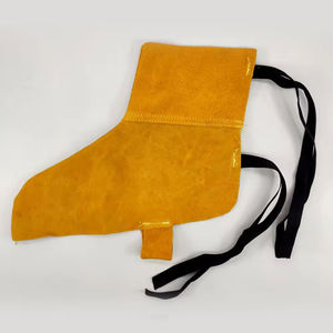Protège-chaussures de soudage haute qualité résistants à la chaleur et aux flammes, en cuir de vachette pleine fleur sur mesure - Product Image 4