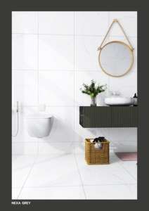 Azulejos de Porcelana Blancos Modernos de 600x600, Cerámica Esmaltada con Aspecto de Mármol y Acabado Pulido Brillante para Paredes Interiores de Sala de Estar - Product Image 4