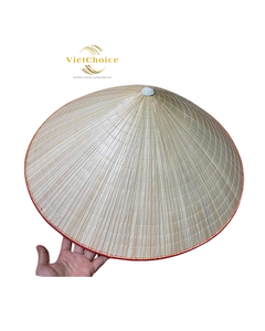 Sombrero Tradicional Vietnamita con Logotipo Personalizado, Cónico, Hecho a Mano con Hoja de Palma de Bambú, Ajustable, para Viajes al Aire Libre, Casual, Diario, Fiestas - Product Image 1