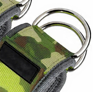 Sangle de cheville en néoprène camouflage pour entraînement sur machine à câbles avec anneau en D, support de jambe antidérapant et réglable - Product Image 5