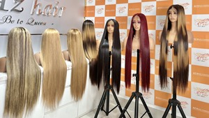Vente en gros 100% Raw HD pour perruque Lace Frontal couleurs personnalisées extensions de cheveux droites à cuticule alignée pour femmes noires - Product Image 6