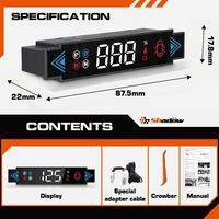 Nouveau compteur de vitesse Shadow Ninja Meter Plug & Play HUD, affichage caché de 3,52 pouces pour Tesla Model 3/Y