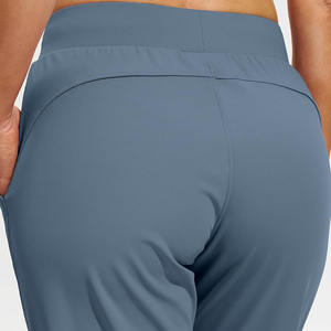 Pantalones Cargo de Mujer Más Vendidos, Corte Regular, Cintura Alta con Cordón, Franjas Laterales Blancas y Negras, Pantalones Casuales - Product Image 2