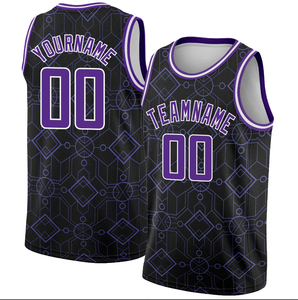 Maillot de basket-ball fabriqué par le fabricant, dernière nouveauté, vente chaude, 100 % polyester, conception OEM, grandes tailles, personnalisation du nom et du numéro de l'équipe - Product Image 4