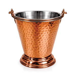 Recipientes para servir salsa de carne o curry, de hierro martillado |   Interior de Acero Inoxidable |   Vajilla Ecológica Libre de BPA de Estilo Retro Indio Tradicional para Fiestas - Product Image 1