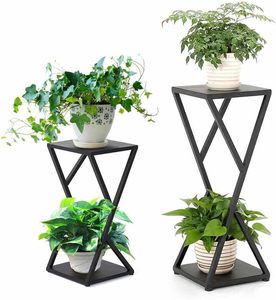 Soporte de Metal Geométrico Contemporáneo para Plantas, Soporte para Macetas de Interior, Mueble Decorativo para el Hogar - Product Image 3