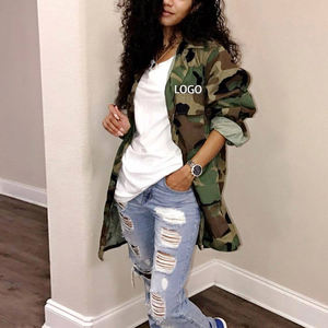 Chaqueta vaquera impermeable al por mayor para mujer, último diseño, 100% algodón, chaqueta vaquera corta para mujer - Product Image 2